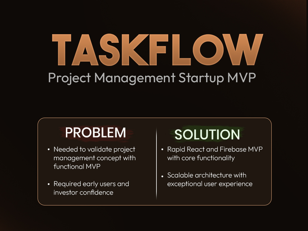 TaskFlow - Project Management Startup MVP